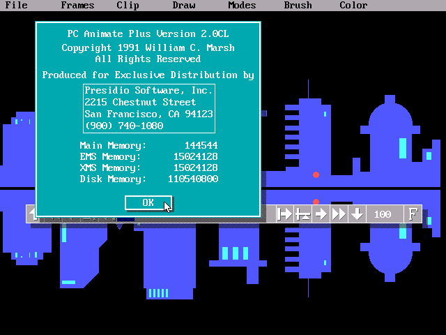 PC Animate Plus 2.0 - About